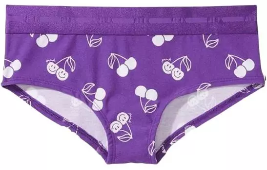 Женские трусы VICTORIA'S SECRET, 1 пара, с принтом «Фиолетовая вишня»