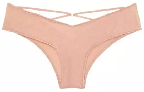 Женские трусы VICTORIA'S SECRET, 1 упаковка, телесно-розовые
