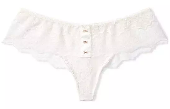 Женские трусы Victoria's Secret, цвет 1 Motoiri (coconut white)