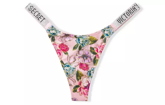Женские трусы Victoria's Secret, цвет 1 Motoiri (pink rose print)