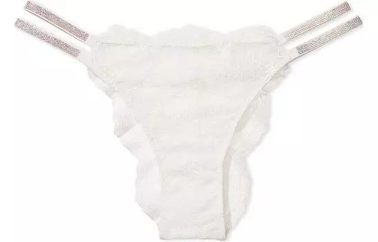 Женские трусы Victoria's Secret, цвет 1 Motoiri (Coconut White/ white)