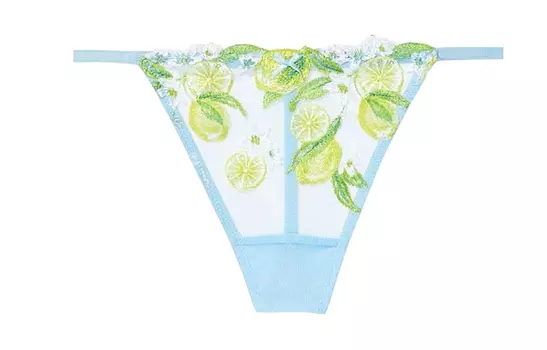 Женские трусы Victoria's Secret, цвет 1 pack (blue fruit print)