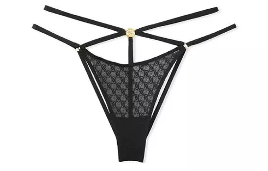 Женские трусы Victoria's Secret, цвет 1 strip (black)