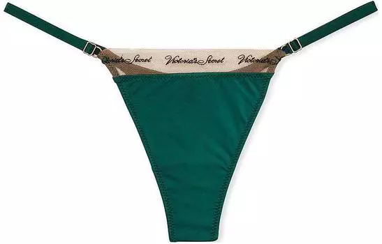 Женские трусы Victoria's Secret, цвет 1 strip (dark green)