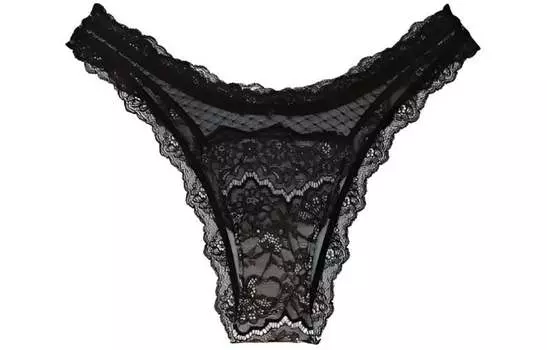 Женские трусы Victoria's Secret, цвет 1 strip (black)