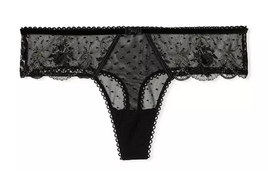 Женские трусы Victoria's Secret, цвет 1 strip (black)