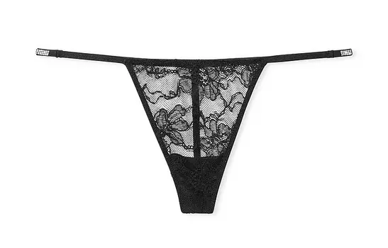 Женские трусы Victoria's Secret, цвет 1 strip (black)