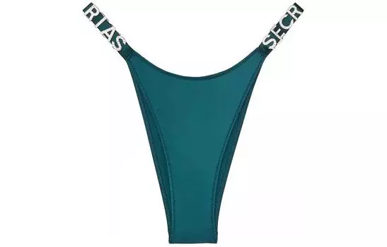 Женские трусы Victoria's Secret, цвет 1 strip (dark green)