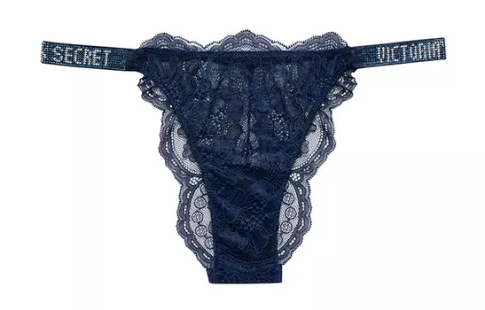 Женские трусы Victoria's Secret, цвет 1 strip (navy blue)