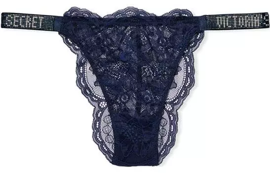Женские трусы Victoria's Secret, цвет 1 strip (navy blue)