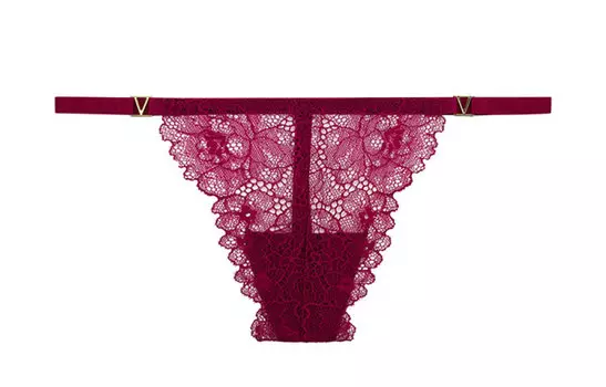 Женские трусы Victoria's Secret, цвет 1 strip (fuchsia red)