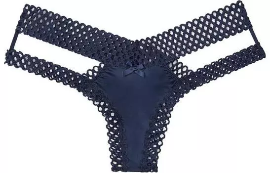 Женские трусы Victoria's Secret, цвет 1 strip (navy blue)
