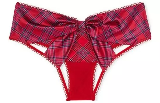 Женские трусы Victoria's Secret, цвет 1 Motoiri (Red Check)