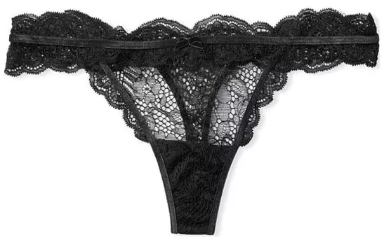 Женские трусы Victoria's Secret, цвет 1 Pack (Black)