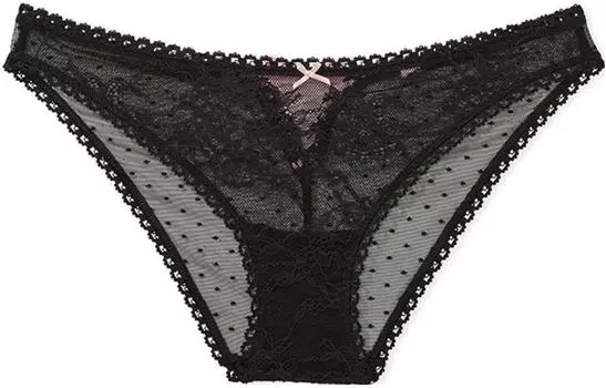 Женские трусы Victoria's Secret, цвет Black (1-bar)