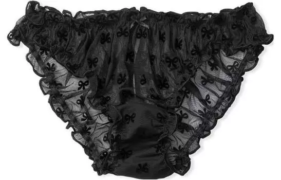 Женские трусы Victoria's Secret, цвет Black bow print