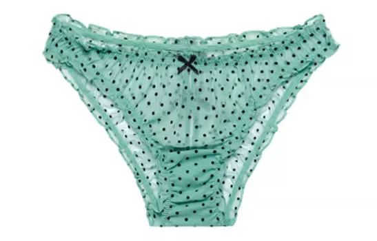 Женские трусы Victoria's Secret, цвет Blue polka dots