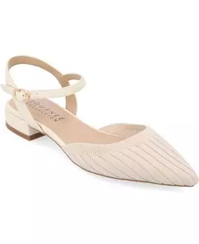 Женские туфли Ansley на плоской подошве с острым носком и широкими носками Mary Jane Journee Collection