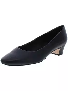 Женские туфли Astyr с миндалевидным носком на каблуках VANELi, цвет navy leather