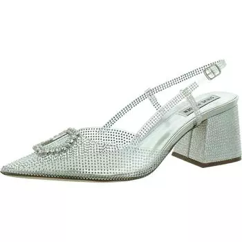 Женские туфли Bergen Slingback на каблуке Steve Madden, цвет clear