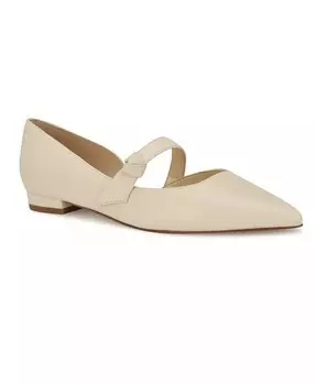 Женские туфли без шнуровки Luso с острым носком Nine West, слоновая кость