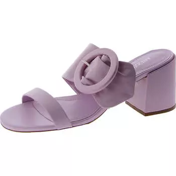 Женские туфли без застежек с мягкой стелькой и блочным каблуком Arezzo, цвет soft violet