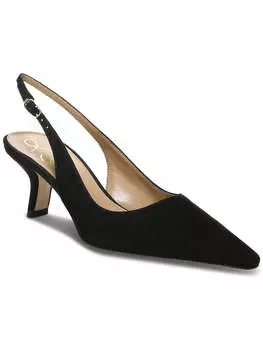 Женские туфли Bianka с пряжкой и открытой пяткой на каблуке Sam Edelman, черный