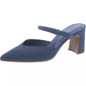Женские туфли Birch Slip On с острым носком и блочным каблуком Anne Klein, цвет denim