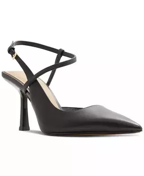 Женские туфли-брюнетки с острым носком и ремешками на каблуке ALDO, черный