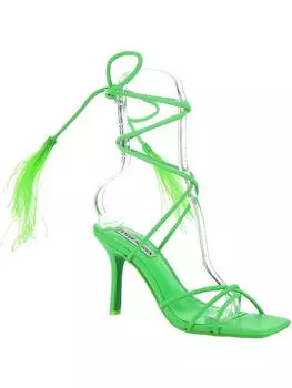 Женские туфли Bryden из искусственной кожи с квадратным носком и шнуровкой Steve Madden, зеленый
