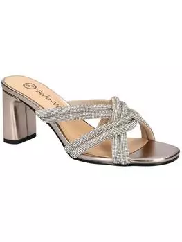 Женские туфли Carmen из искусственной кожи на каблуках Bella Vita, цвет gold w/ stones