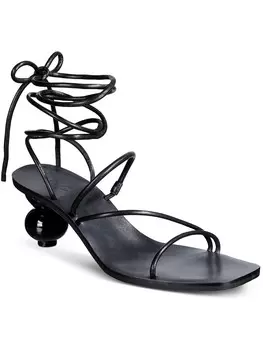 Женские туфли Chedel из искусственной кожи с квадратным носком на каблуке INC, цвет Black Smooth