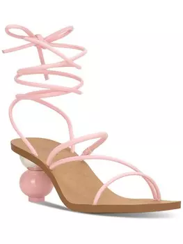 Женские туфли Chedel из искусственной кожи с квадратным носком на каблуке INC, цвет Pink Smooth