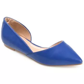 Женские туфли Cortni Flat широкой ширины из коллекции Journee, синий