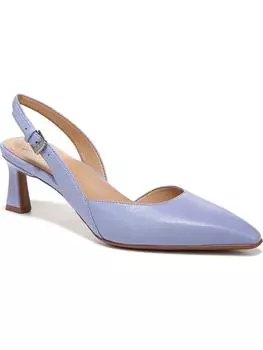 Женские туфли Dalary из лакированной кожи с острым носком и открытой пяткой на каблуке Naturalizer, цвет lavender pebble