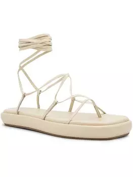 Женские туфли DINE02 из искусственной кожи на шнуровке Ilio Smeraldo, кремовый