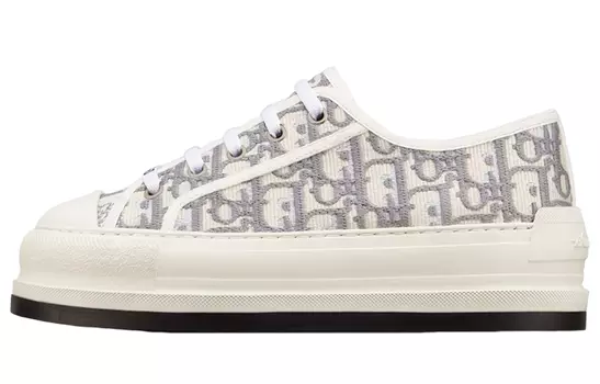 Кроссовки Walk'n'DIOR Skateboard Shoes Women's Low-Top Gray