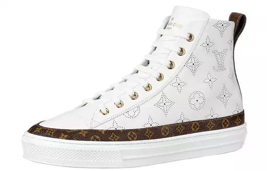 Кроссовки LOUIS VUITTON Stellar Ankle Sneakers 'White Black Sketch Monogram' Women's