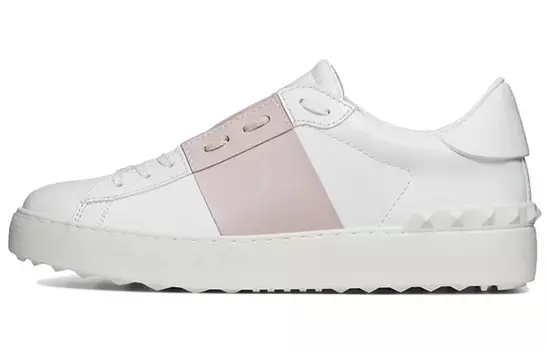 Кроссовки Valentino Open Skateboarding, белый/светло-розовый