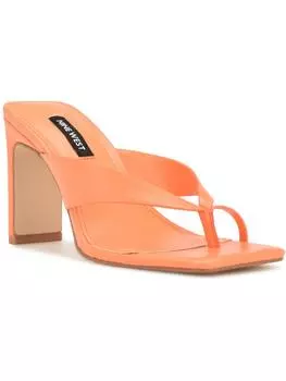 Женские туфли Durlife 3 из искусственной кожи с квадратным носком Nine West, оранжевый
