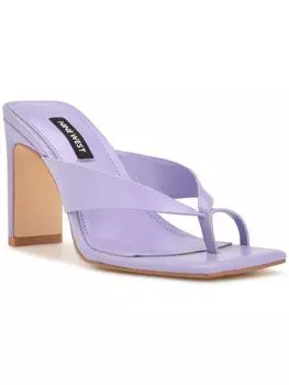 Женские туфли Durlife 3 из искусственной кожи с квадратным носком Nine West, светло-фиолетовый