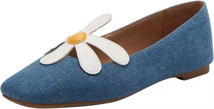 Женские туфли Evie Daisy Flat из денима Katy Perry, цвет denim
