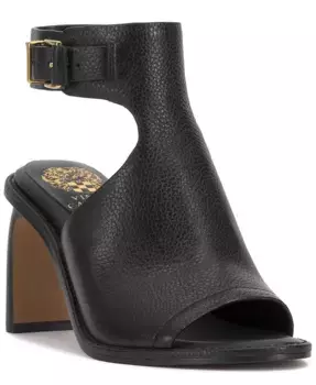 Женские туфли Faelan на высоком каблуке с открытым носком и ремешком на щиколотке Vince Camuto, черный