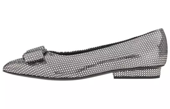 Женские туфли Ferragamo, серебристый