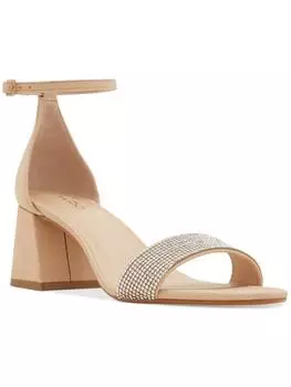 Женские туфли Formigoni из кожи с декоративным блочным каблуком Aldo, цвет tan