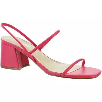 Женские туфли Galvin из искусственной кожи с открытой пяткой и блочным каблуком Marc Fisher, цвет raspberry