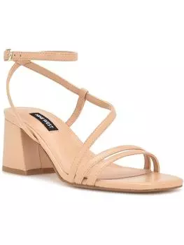 Женские туфли George из искусственной кожи с ремешком на щиколотке и блочным каблуком Nine West, светло-розовый