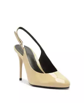 Женские туфли Geraldine на шпильке с открытой пяткой Schutz, коричневый