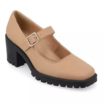 Женские туфли Gladys из коллекции Journee Tru Comfort Foam Gladys Journee Collection, цвет Tan