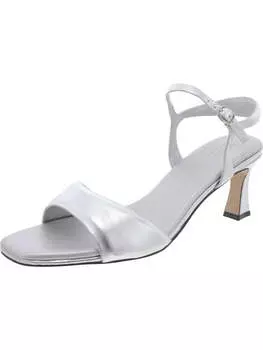 Женские туфли Grace Kitten Heel с ремешком на щиколотке 27 Edit, цвет silver leather